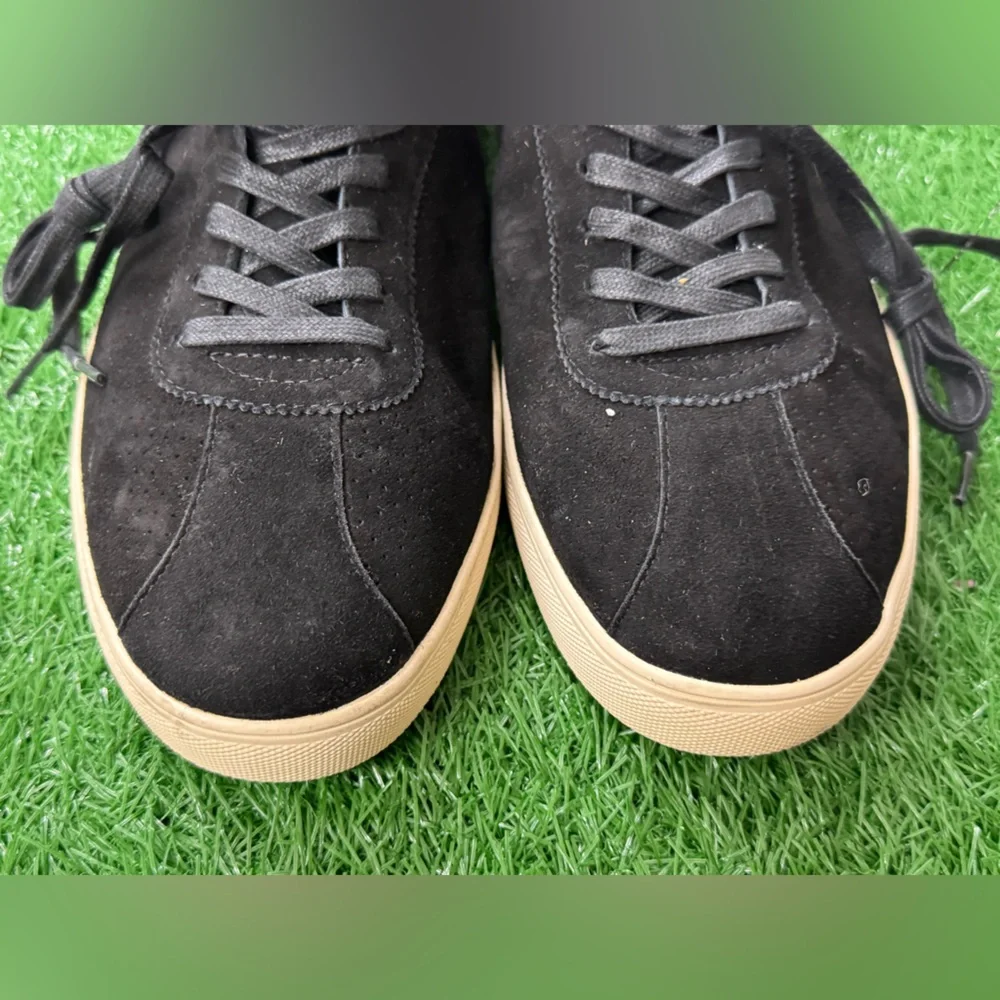 Clae sneakers black perforated suede Size 12‎